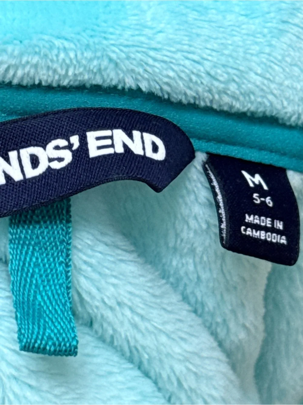 Lands’ End Fleece Vest – Size 5‑6 – Like New